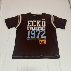 Ecko Unlimited Brown Kids Short Sleeve Tee